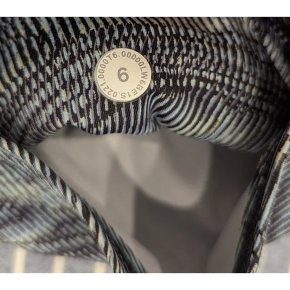 Lululemon Fast And Free High Rise Crop 23" Inseam In Dimensional Icing Size 6 - Picture 5 of 8